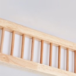 Japanische Deckenlampe Quadratische Holzdeckenlampe