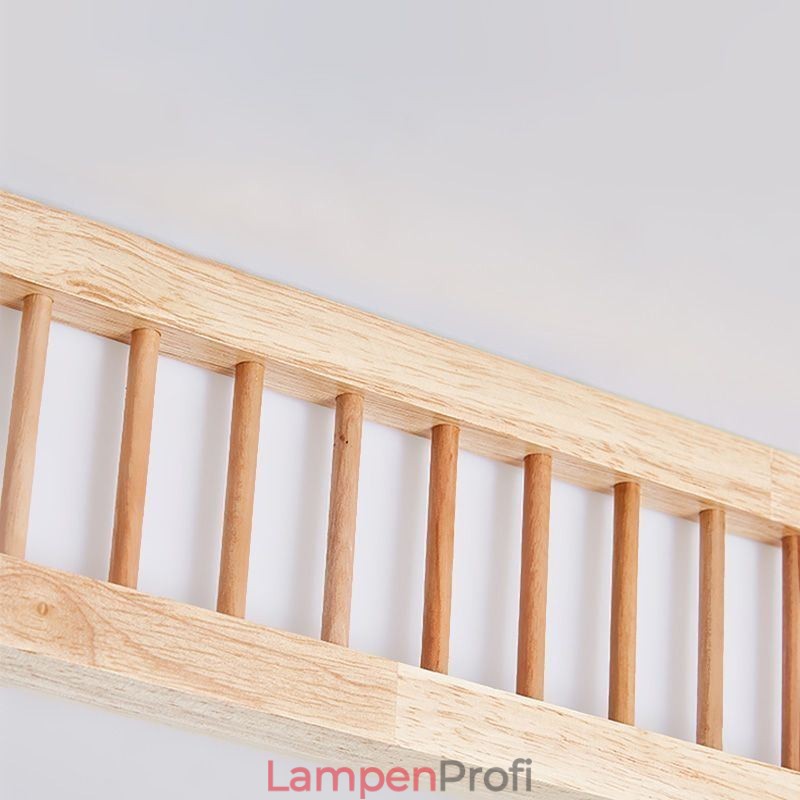 Japanische Deckenlampe Quadratische Holzdeckenlampe