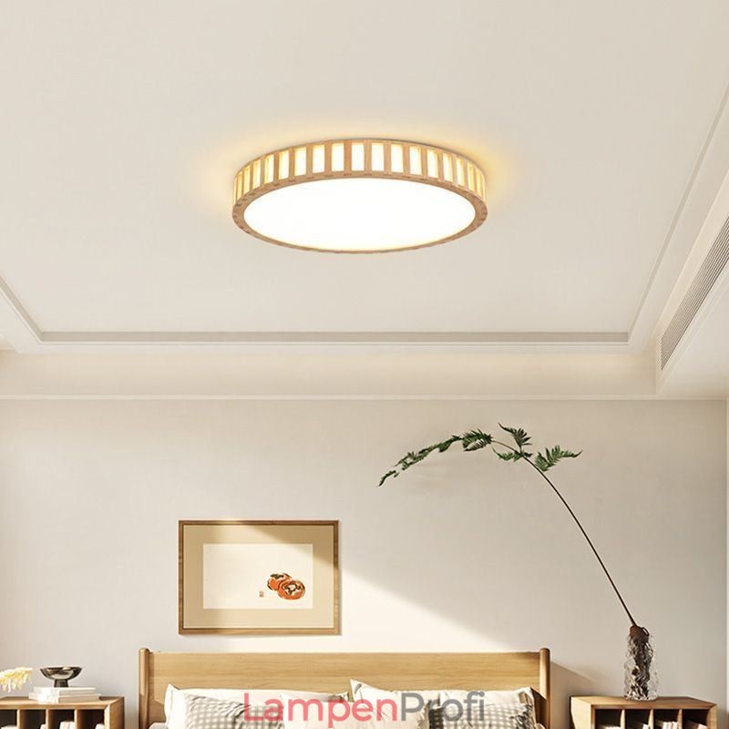 Japanische Lampe Holzdeckenbeleuchtung
