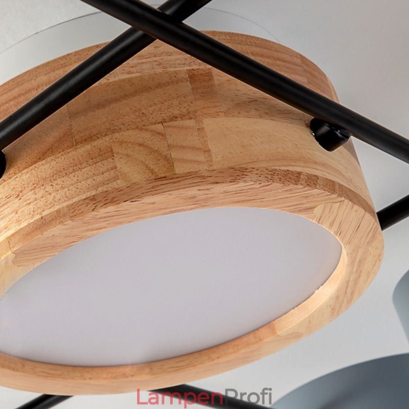 Moderne Deckenleuchte aus Acryl in Molekularform