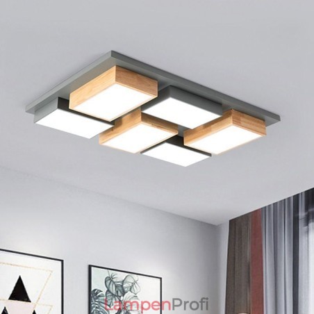 Moderne Acryl Deckenleuchte Geometrische Holz Deckenleuchte Moderne Acryl Deckenleuchte Geometrische Holz Deckenleuchte