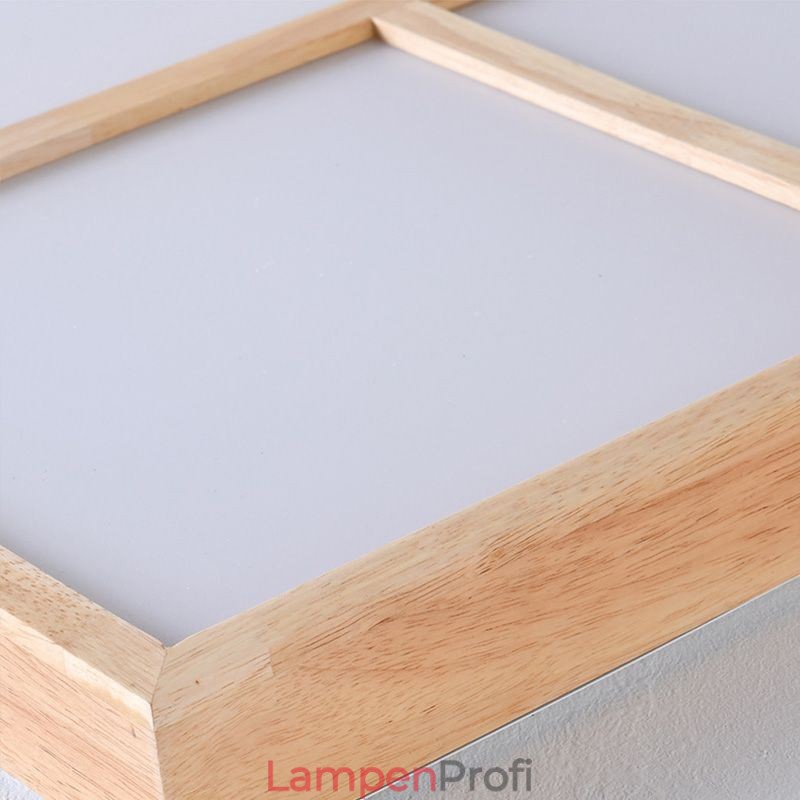 Moderne Deckenleuchte Minimalistischer Holzstil Unterputz Deckenleuchte