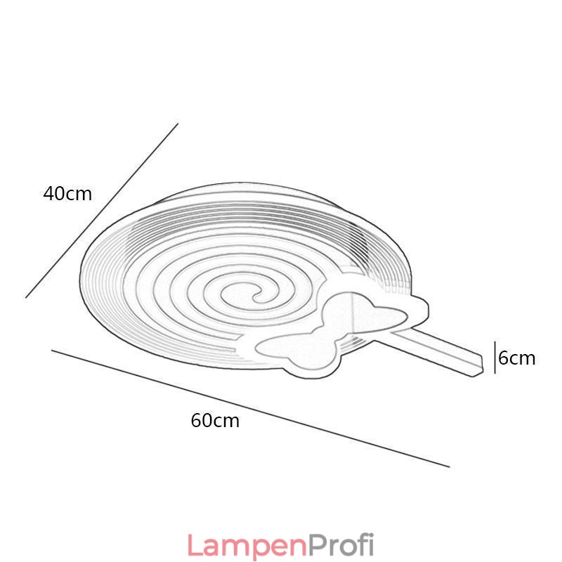 Moderne Deckenlampe Lollipop Deckenleuchte Kinder
