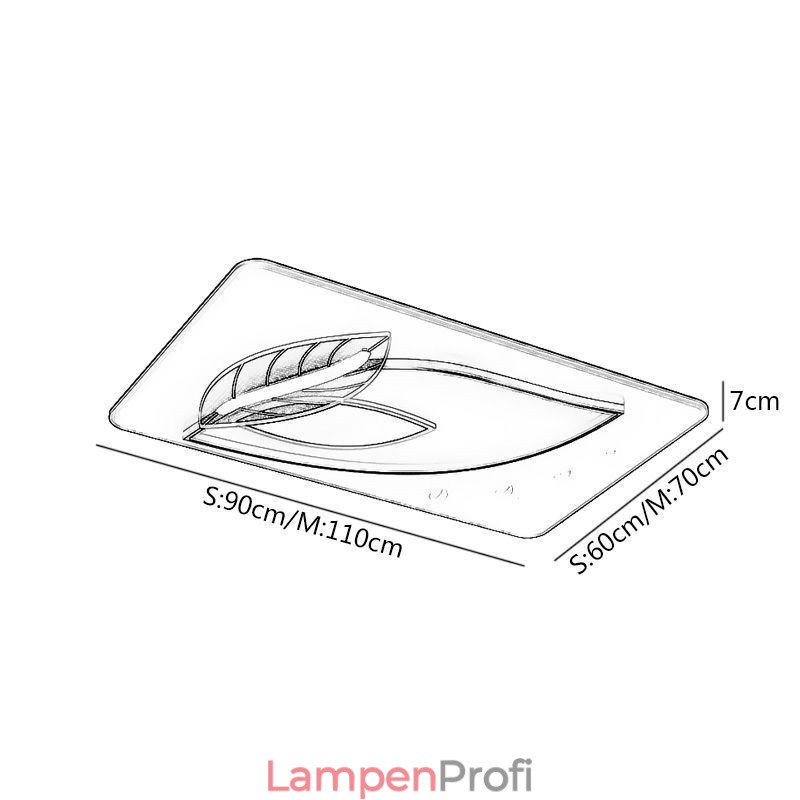 Luxus Deckenleuchte Kreative Blatt Design Deckenleuchte