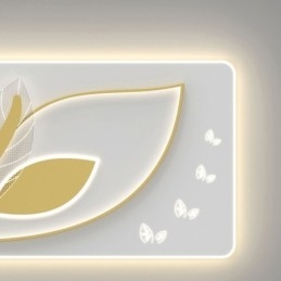 Luxus Deckenleuchte Kreative Blatt Design Deckenleuchte