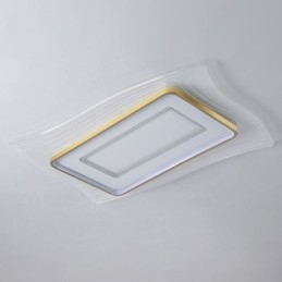 Moderne Deckenleuchte, flächenbündige Deckenleuchte in quadratischer Form