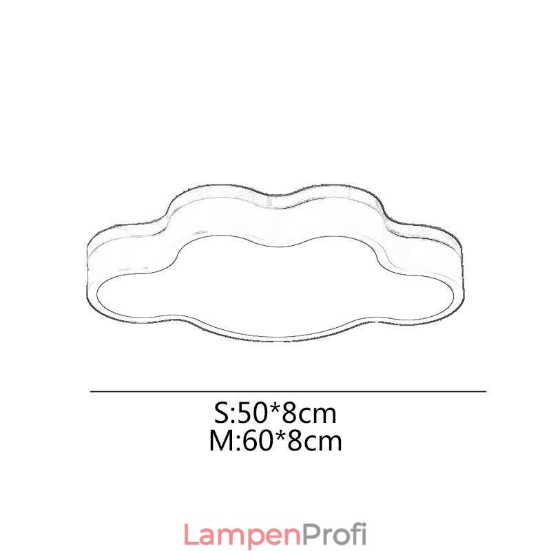 Flush Mount Moderne Kreative Acryl Wolke Form Decke Licht Kinder
