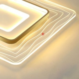 Unterputz-Deckenleuchte Minimalistische ultradünne Deckenleuchte aus Acryl