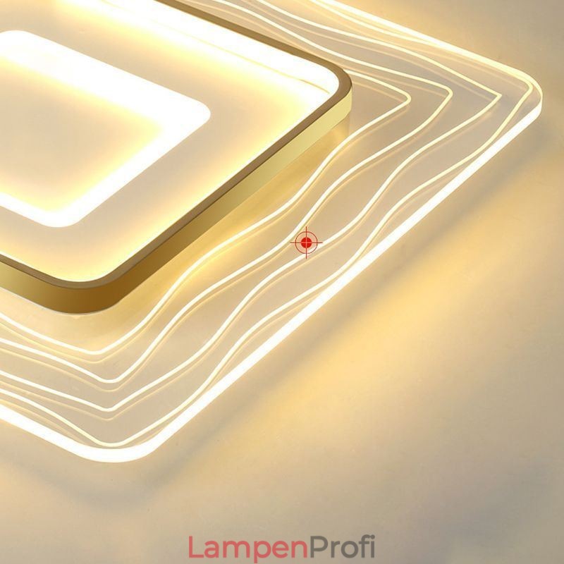 Unterputz-Deckenleuchte Minimalistische ultradünne Deckenleuchte aus Acryl
