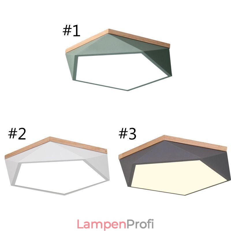 Moderne Deckenleuchte Diamantform Design Dimmbare Unterputz-Deckenleuchten