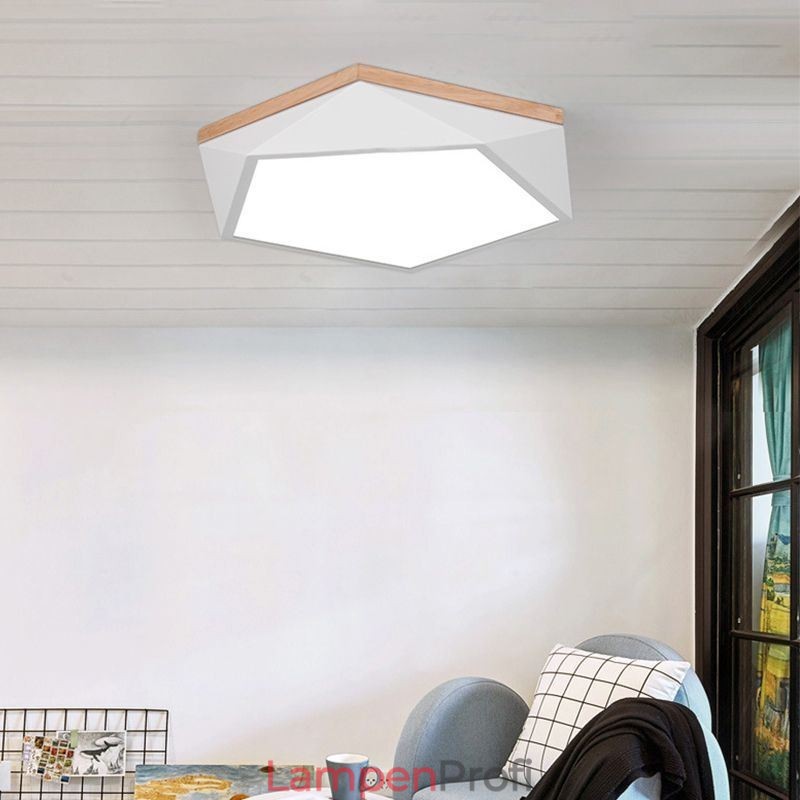 Moderne Deckenleuchte Diamantform Design Dimmbare Unterputz-Deckenleuchten