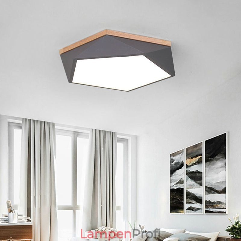 Moderne Deckenleuchte Diamantform Design Dimmbare Unterputz-Deckenleuchten