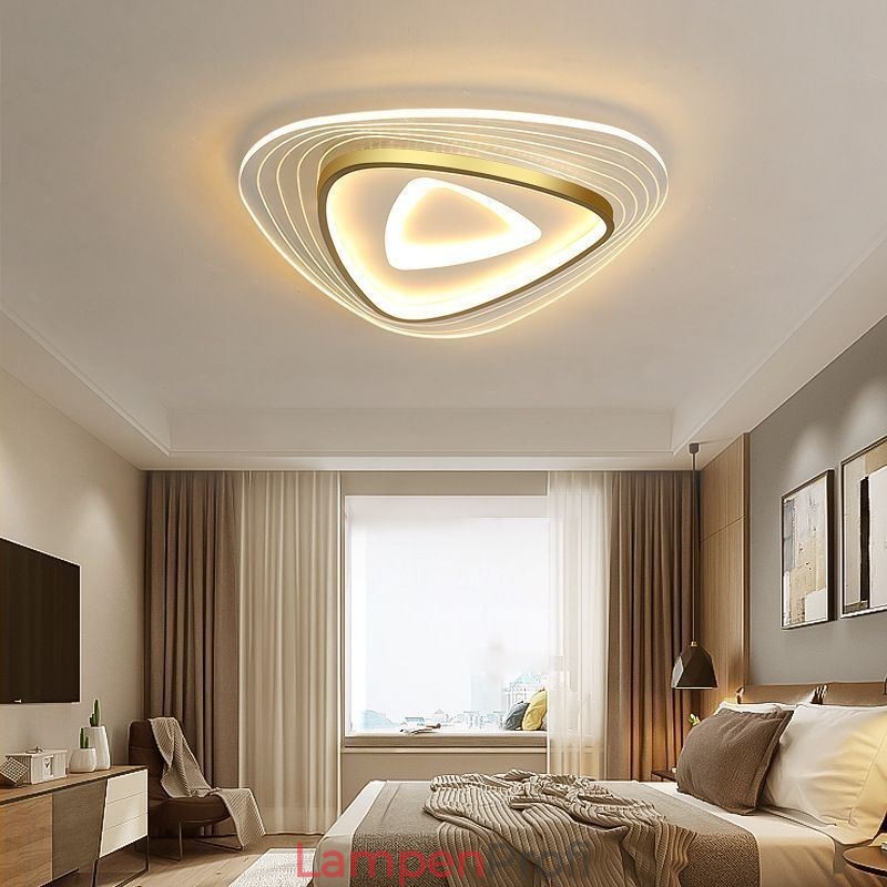 Deckenleuchte, bündige Montage, dreieckige Deckenlampe