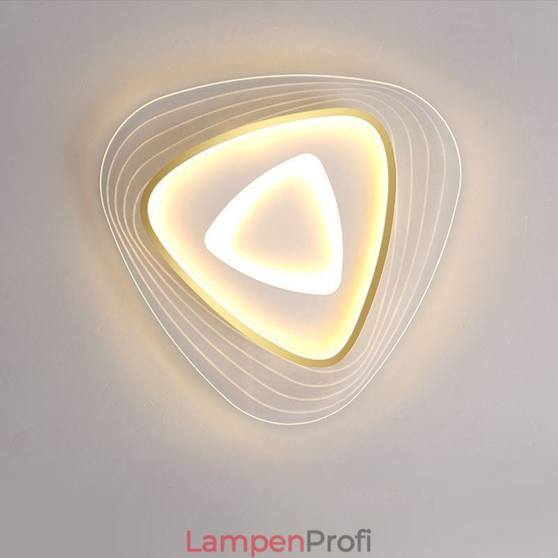 Deckenleuchte, bündige Montage, dreieckige Deckenlampe