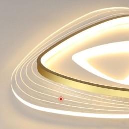 Deckenleuchte, bündige Montage, dreieckige Deckenlampe