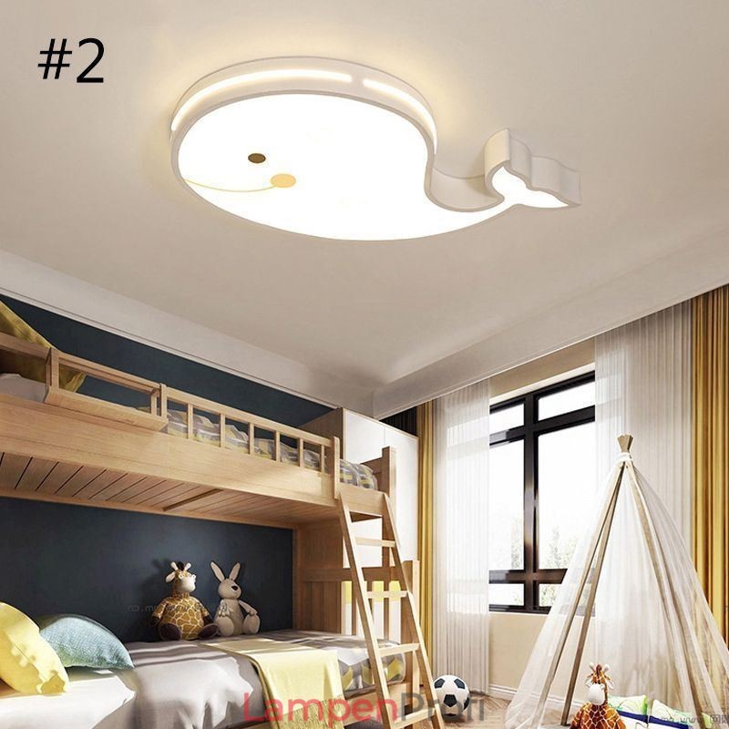Dolphin Gemusterte Dimmbare Deckenleuchte Kreative Deckenleuchte Kinder