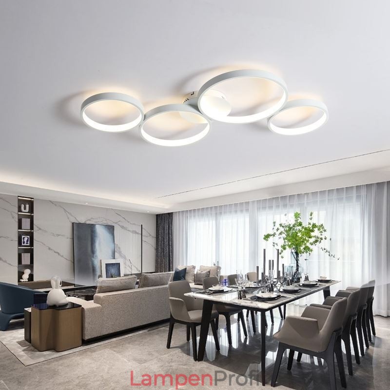 Deckenleuchte 7200LM 4 Ringe Leuchte