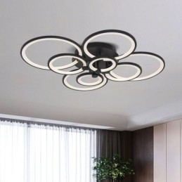 Dimmbare Deckenleuchte Moderne Ring Circle Unterputz-Deckenleuchte