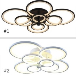 Dimmbare Deckenleuchte Moderne Ring Circle Unterputz-Deckenleuchte