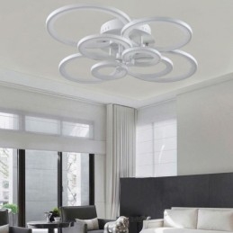 Dimmbare Deckenleuchte Moderne Ring Circle Unterputz-Deckenleuchte