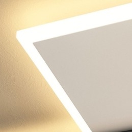 Bündig montierte quadratische Deckenleuchte