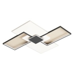 Bündig montierte quadratische Deckenleuchte