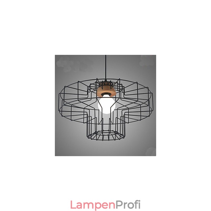 Single head Iron Chandelier Chandelier Retro Mesh
