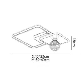 Unterputz-Deckenleuchte für die Heimdekoration