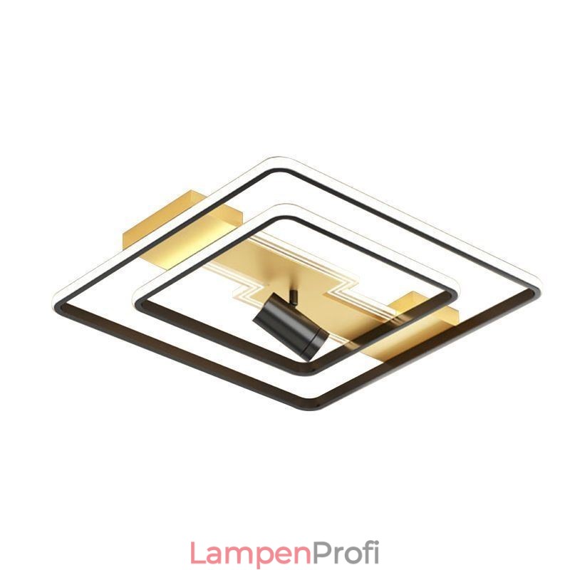 Geometrischer Deckenstrahler aus Acryl