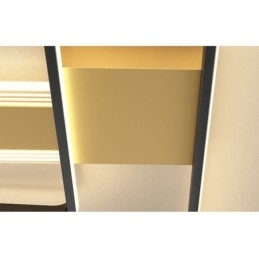 Geometrischer Deckenstrahler aus Acryl