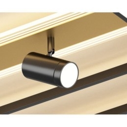 Geometrischer Deckenstrahler aus Acryl