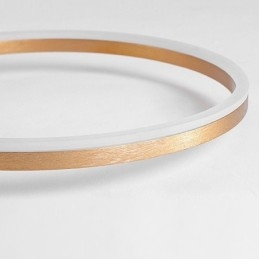 Deckenleuchte gebürstetes Gold Halo Ring Beleuchtung Strahler