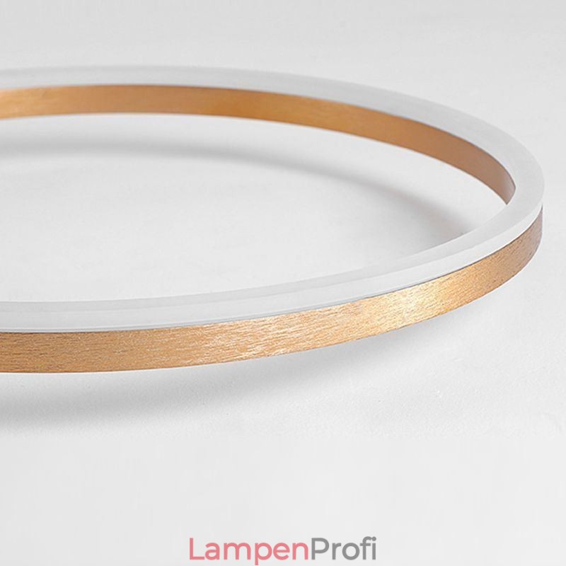 Deckenleuchte gebürstetes Gold Halo Ring Beleuchtung Strahler