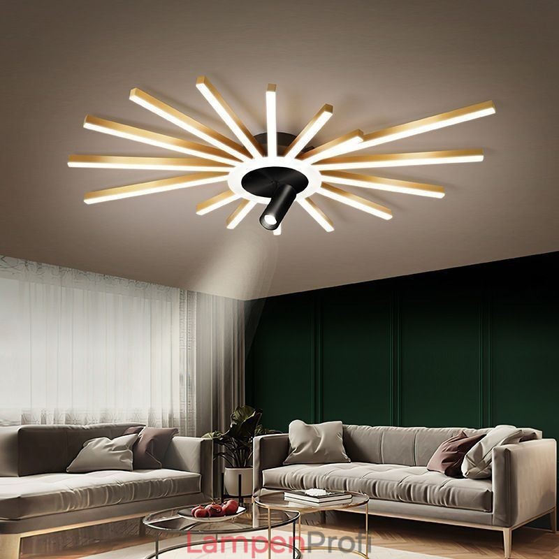 Unterputz-Strahler mit unregelmäßiger linearer Acryllampe