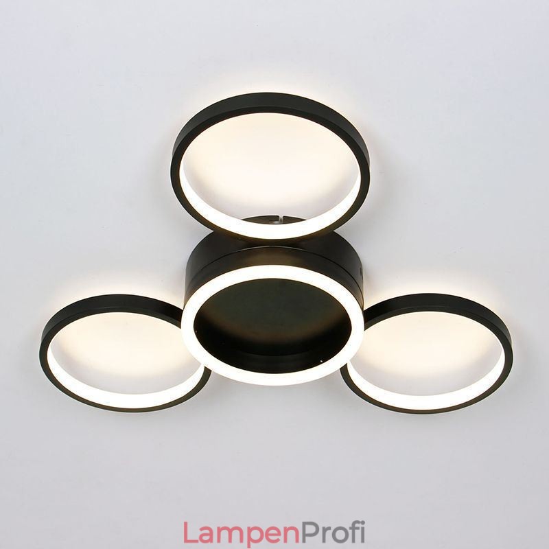 Deckenleuchte mit 4 Ringen