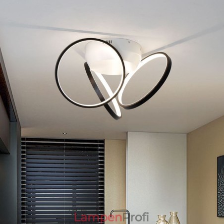 Deckenleuchte mit Acryl-Halo-Ring Deckenleuchte mit Acryl-Halo-Ring