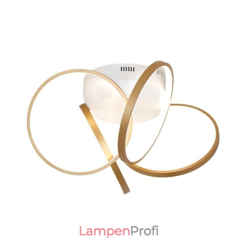 Deckenleuchte mit Acryl-Halo-Ring