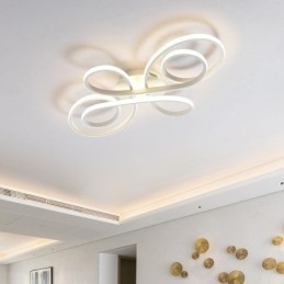 Moderne Deckenleuchte mit chinesischem Knoten