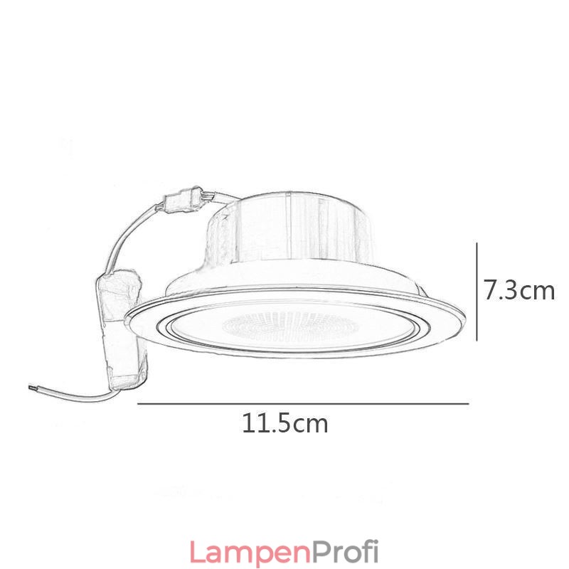 Downlight Bluetooth Musik Lautsprecher Lampe Handy Smart Decke Licht