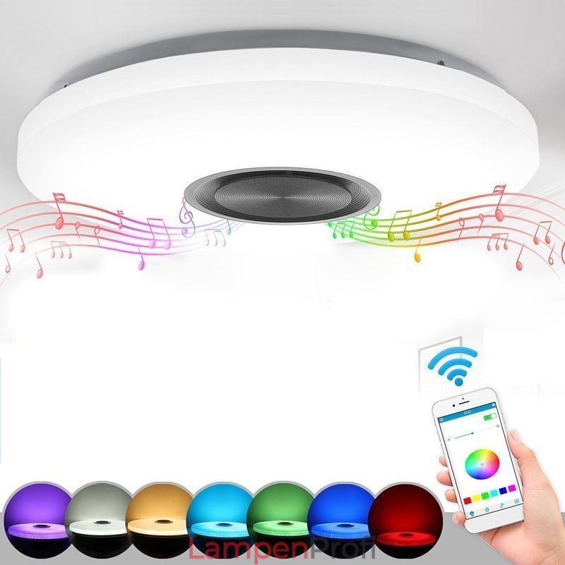 Unterputz-Dekorative Lampe Fernbedienung APP-Steuerung Bluetooth Musik Lautsprecher Lampe