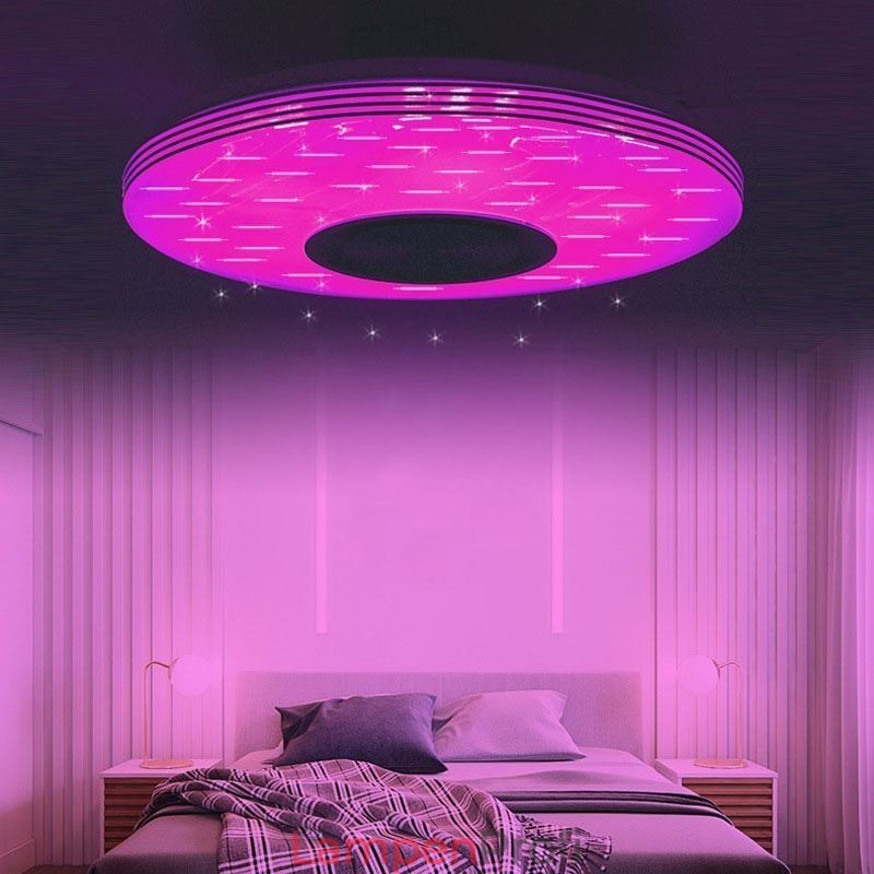 Unterputz-Deckenleuchte, dekorative Lampe, Fernbedienung, APP-Steuerung, Bluetooth-Musik-Lautsprecherlampe