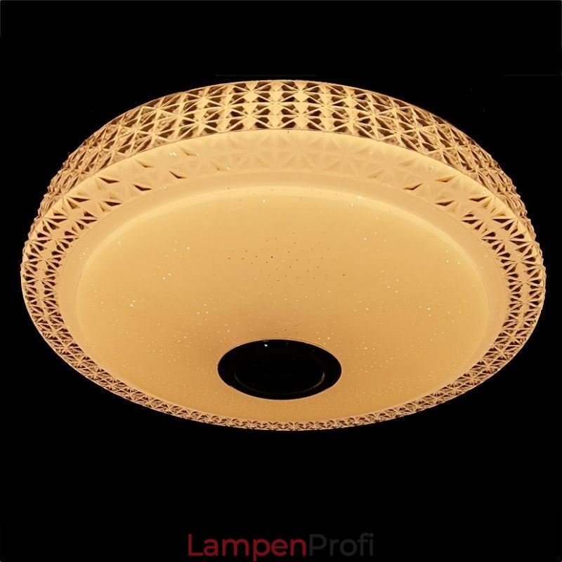 Deckenleuchte Dekorative Lampe Fernbedienung APP Steuerung Bluetooth Musik Lautsprecher Unterputz