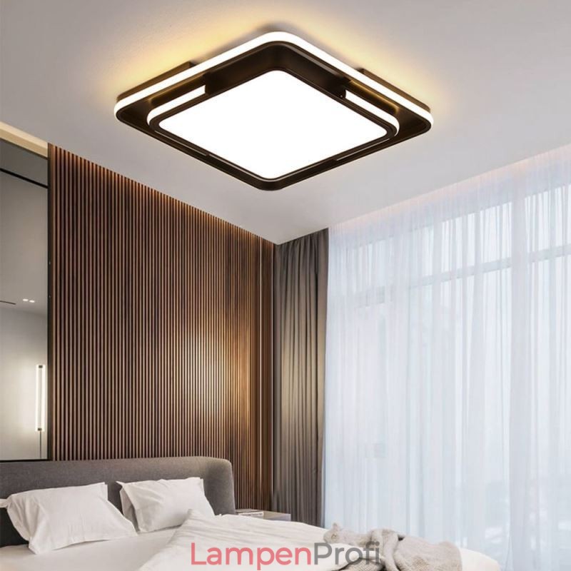 Moderne einfache Unterputz-Deckenleuchte quadratische Acrylleuchte