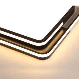 Moderne einfache Unterputz-Deckenleuchte quadratische Acrylleuchte