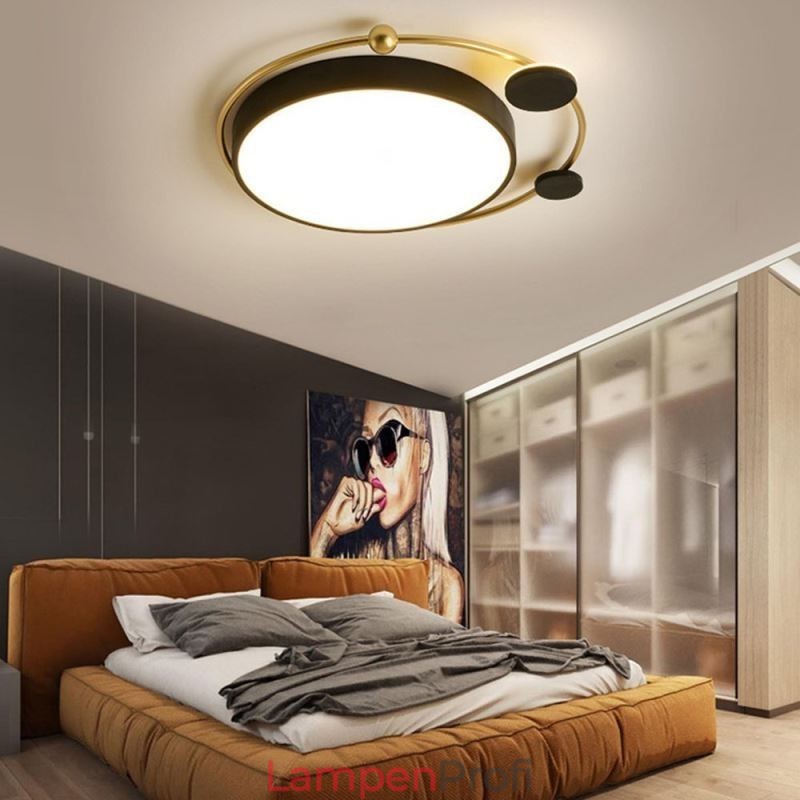 Moderne Deckenleuchte mit bündiger Montage, kreisförmige Deckenleuchte aus Acryl