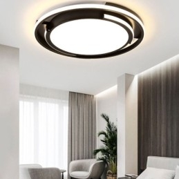 Moderne minimalistische Deckenleuchte mit bündiger Montage, kreisförmige Deckenleuchte
