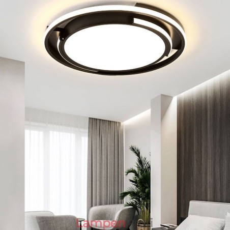 Moderne minimalistische Deckenleuchte mit bündiger Montage, kreisförmige Deckenleuchte Moderne minimalistische Deckenleuchte mit bündiger Montage, kreisförmige Deckenleuchte