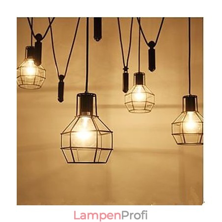 Esszimmer Sitz Kronleuchter Amerikanischen Land Lampen Und Laternen Lift Winzige Käfige Droplight