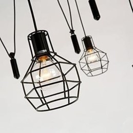 Esszimmer Sitz Kronleuchter Amerikanischen Land Lampen Und Laternen Lift Winzige Käfige Droplight