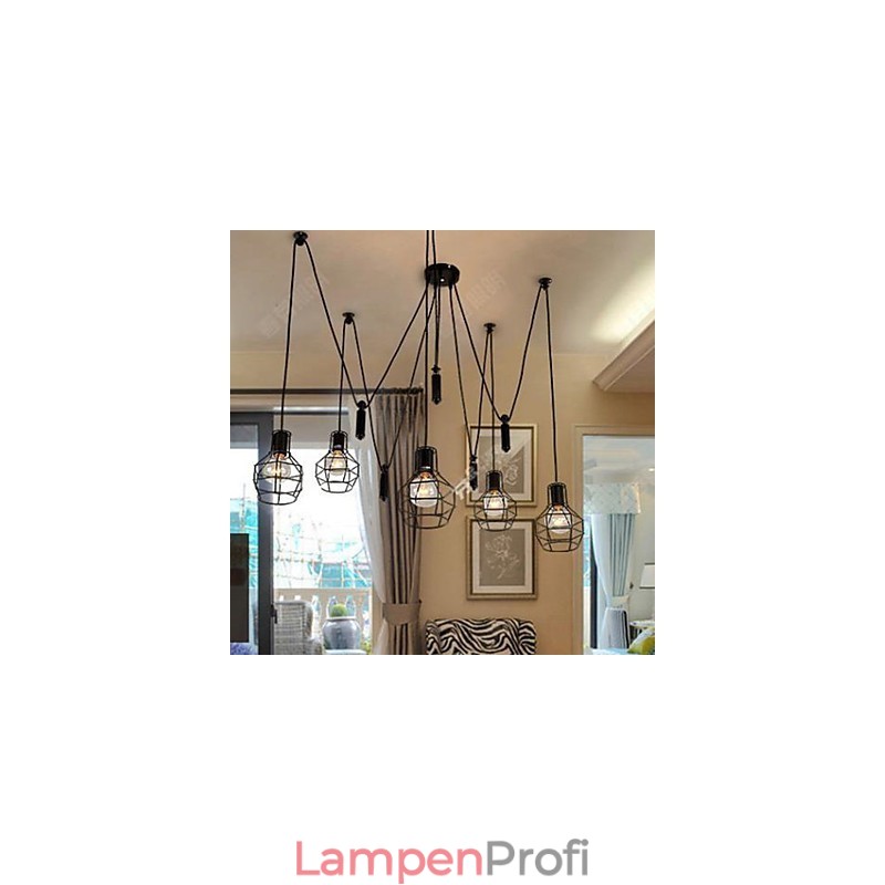 Esszimmer Sitz Kronleuchter Amerikanischen Land Lampen Und Laternen Lift Winzige Käfige Droplight